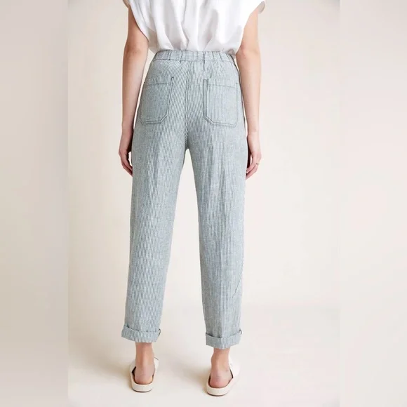 Anthropologie Seashore Striped Pants - Picture 7 of 9